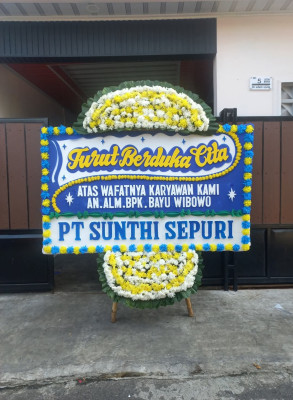 Papan Bunga Duka di Curugluhur